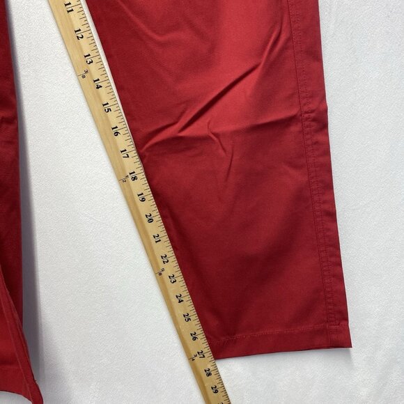 S.C.R.U.B.S. Drawstring Mid-Rise Straight Leg Pants Women Sz XXS Petite Red New - Picture 5 of 15